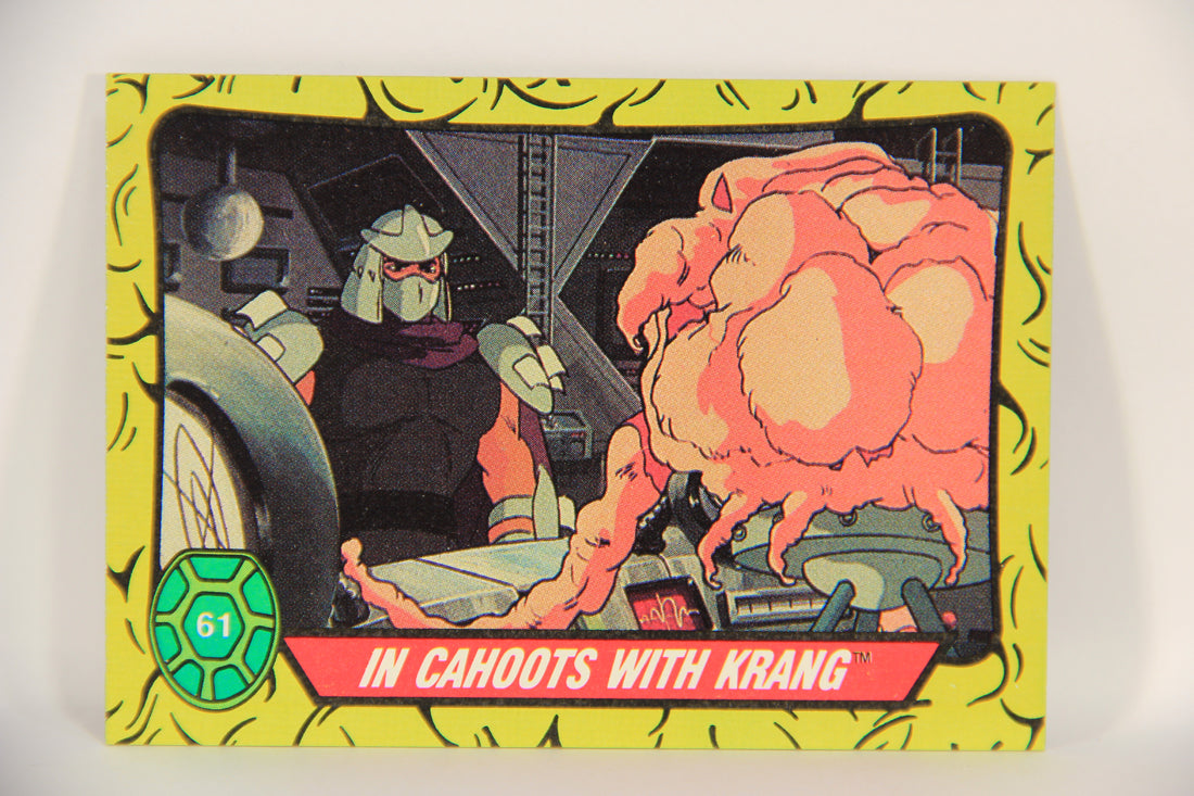 Teenage Mutant Ninja Turtles 1989 Trading Card #61 In Cahoots With Krang ENG L019863