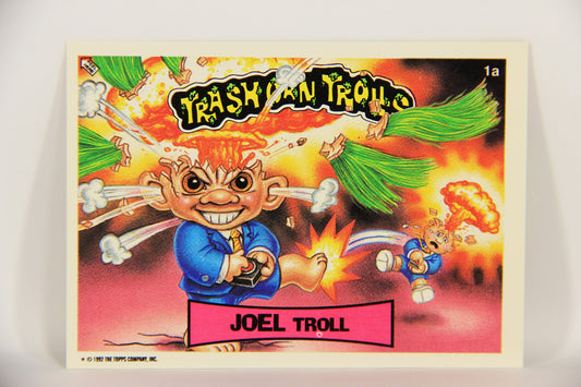 Trash Can Trolls 1992 Topps Trading Card Sticker #1a Joel Troll L019869