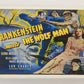Universal Monsters Of Silver Screen 1996 Sticker #S7 Frankenstein Meets The Wolfman 1942 L019877