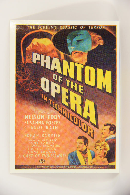 Universal Monsters Of The Silver Screen 1996 Sticker Card #S8 The Phantom Of The Opera 1943 L019878