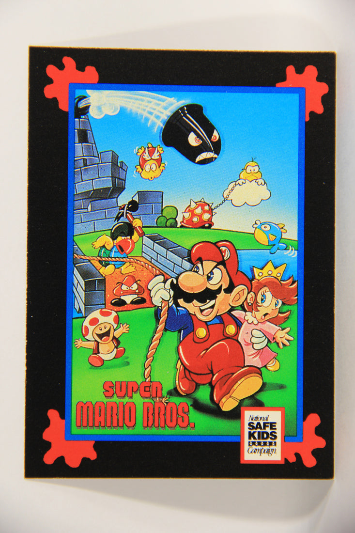 Super Mario Bros. 1991 Vintage Treats Impel Trading Card Mario Rescuing The Princess L019887