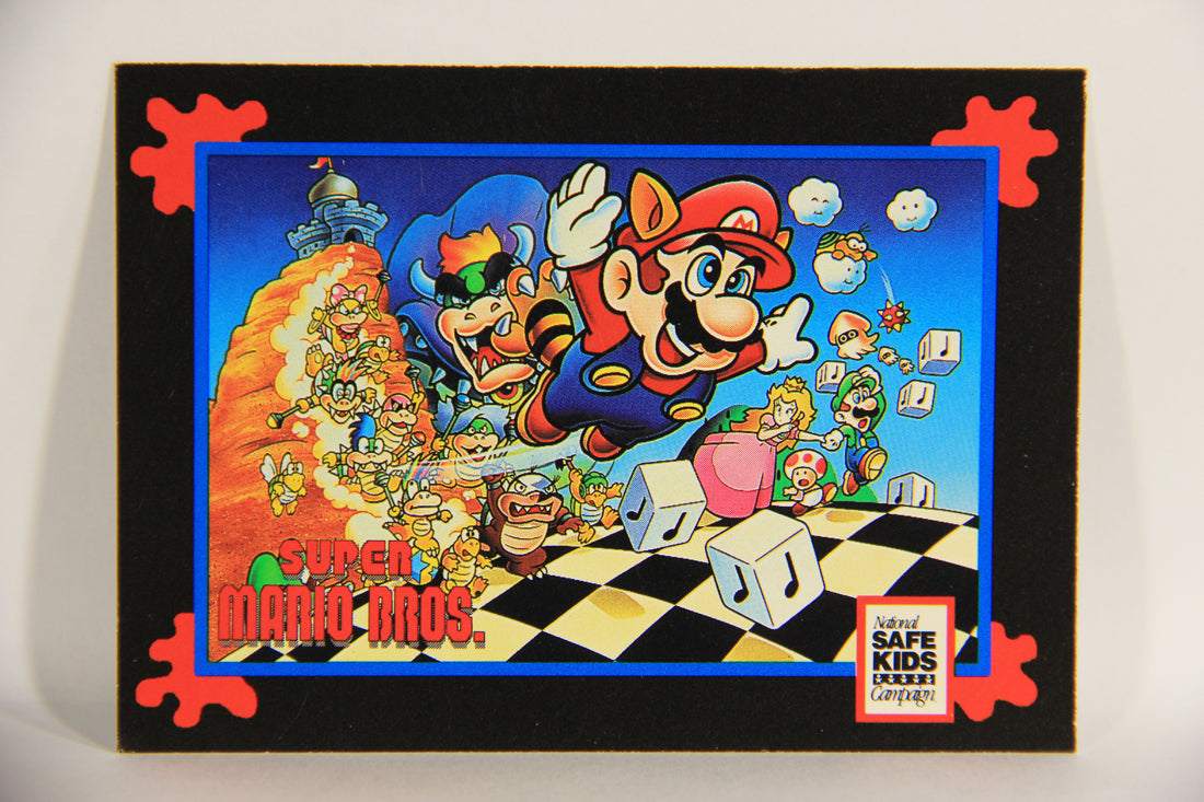 Super Mario Bros. 1991 Vintage Treats Impel Trading Card Raccoon Mario ENG L019888