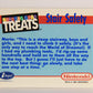 Super Mario Bros. 1991 Vintage Treats Impel Vintage Trading Card Stairs Safety L019889