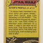 Star Wars 1977 Trading Card #92 Advance Of The Tusken Raider ENG Topps L019903