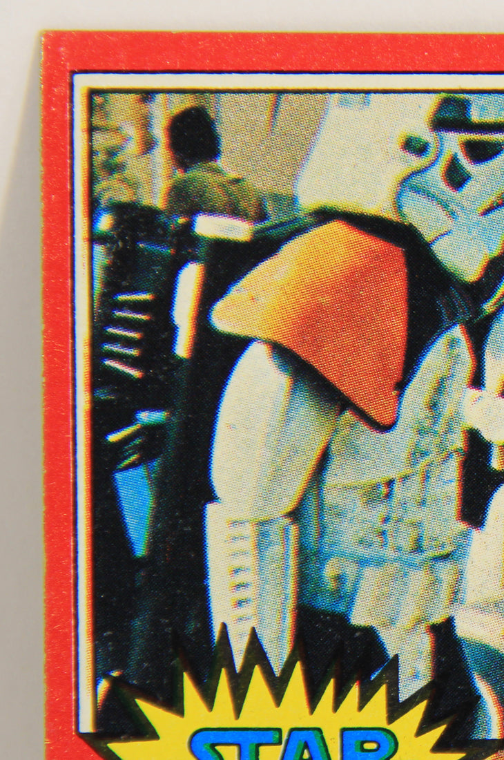 Star Wars 1977 Card #94 Interrogated By Stormtroopers - Print Defect ERROR Topps L019905