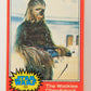 Star Wars 1977 Trading Card #101 The Wookiee Chewbacca ENG Topps ERROR L019910