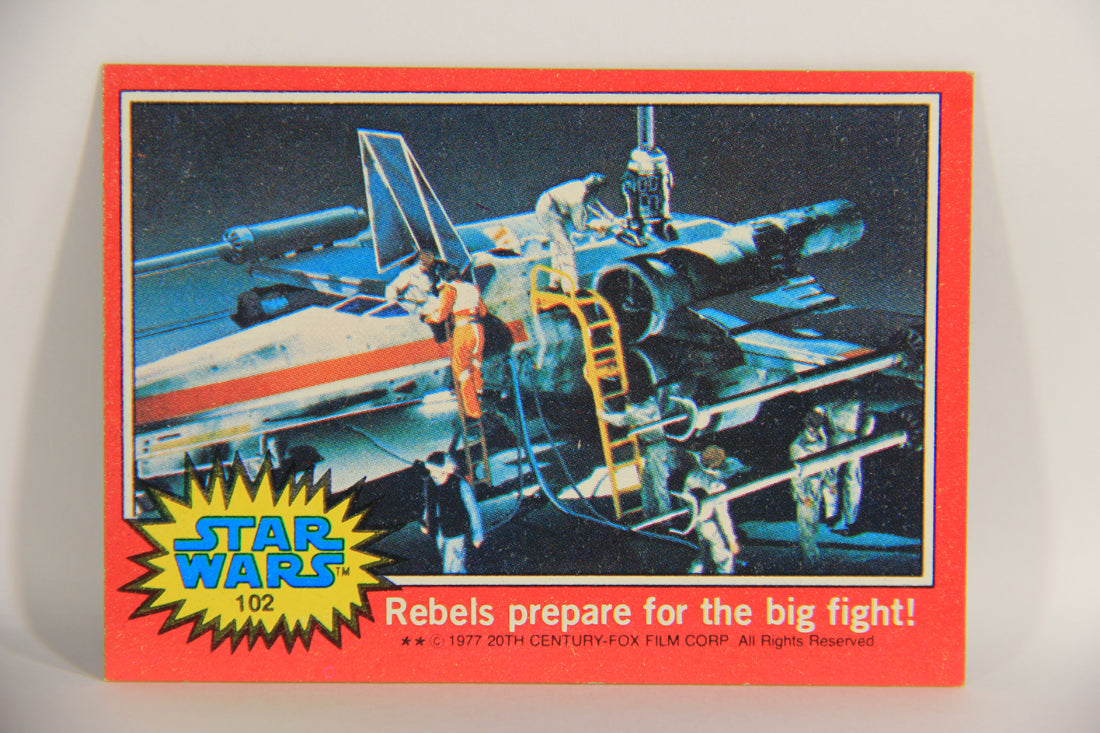 Star Wars 1977 Trading Card #102 Rebels Prepare For The Big Fight ENG Topps L019911