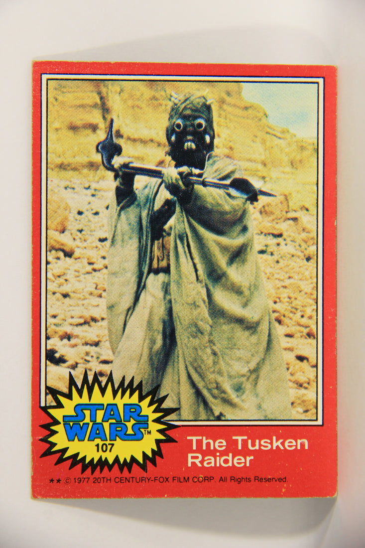 Star Wars 1977 Trading Card #107 The Tusken Raider ENG Topps L019915