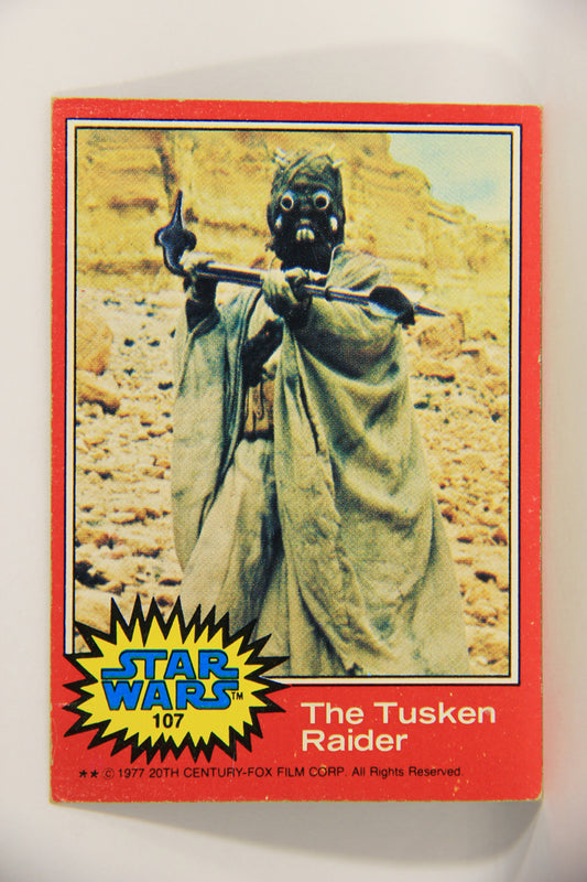 Star Wars 1977 Trading Card #107 The Tusken Raider ENG Topps L019915