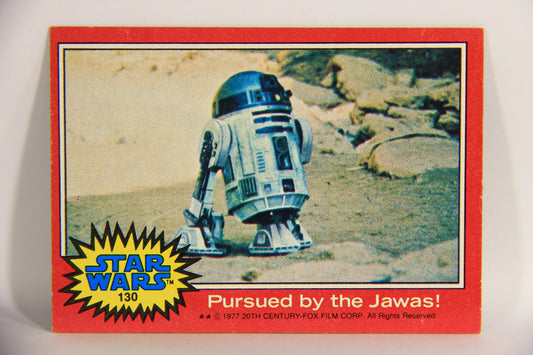 Star Wars 1977 Trading Card #130 Pursued By The Jawas ENG Topps L019926