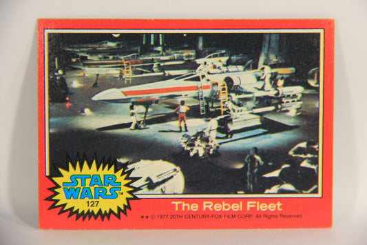 Star Wars 1977 Trading Card #127 The Rebel Fleet ENG Topps L019927