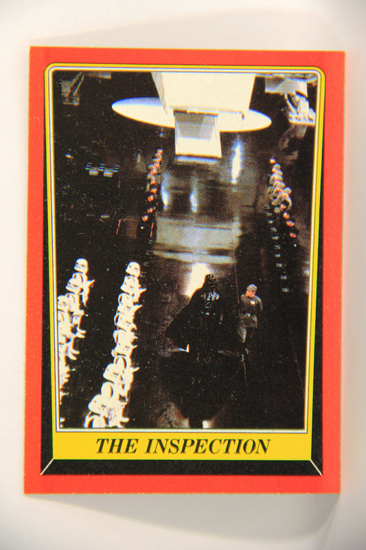 Star Wars ROTJ 1983 Trading Card #10 The Inspection ENG Topps L019929