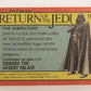 Star Wars Return Of The Jedi 1983 Card #10 The Inspection ENG Topps L019929