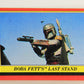 Star Wars Return Of The Jedi 1983 Card #47 Boba Fett's Last Stand ENG Topps L019935