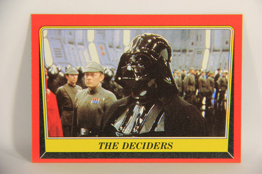 Star Wars ROTJ 1983 Trading Card #56 The Deciders ENG Topps L019937