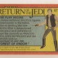 Star Wars Return Of The Jedi 1983 Card #67 The Plan Begins ENG Topps L019938