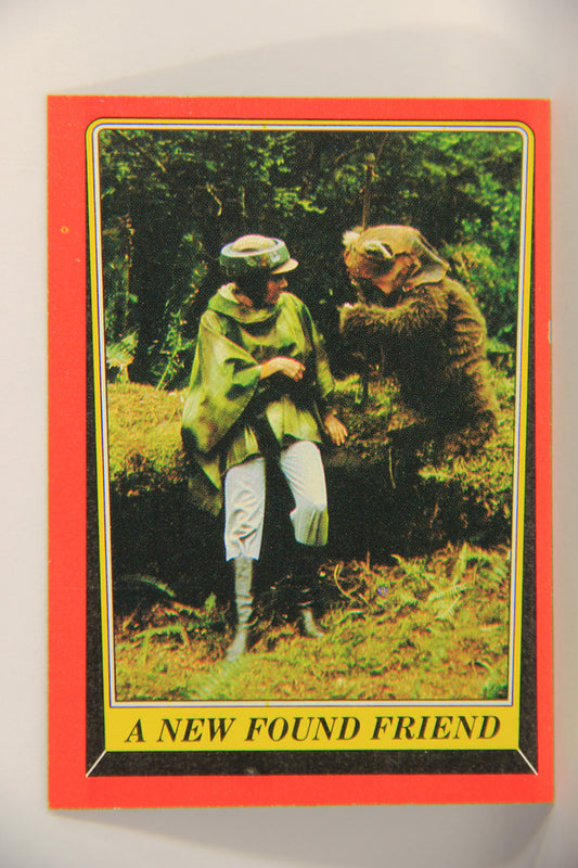 Star Wars ROTJ 1983 Trading Card #72 A New Found Friend ENG Topps L019939