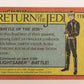 Star Wars Return Of The Jedi 1983 Card #119 Battle Of The Jedi ENG Topps L019944