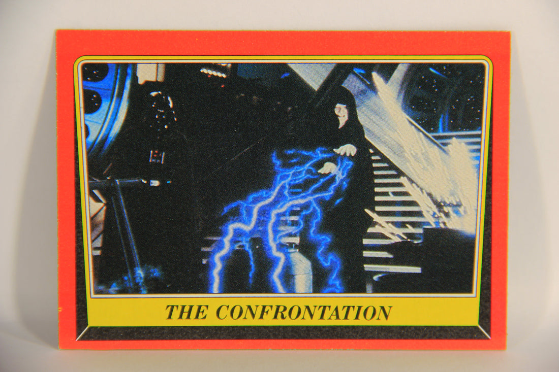 Star Wars Return Of The Jedi 1983 Card #122 The Confrontation ENG Topps L019945