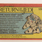 Star Wars Return Of The Jedi 1983 Card #123 The Death Star Raid ENG Topps L019946
