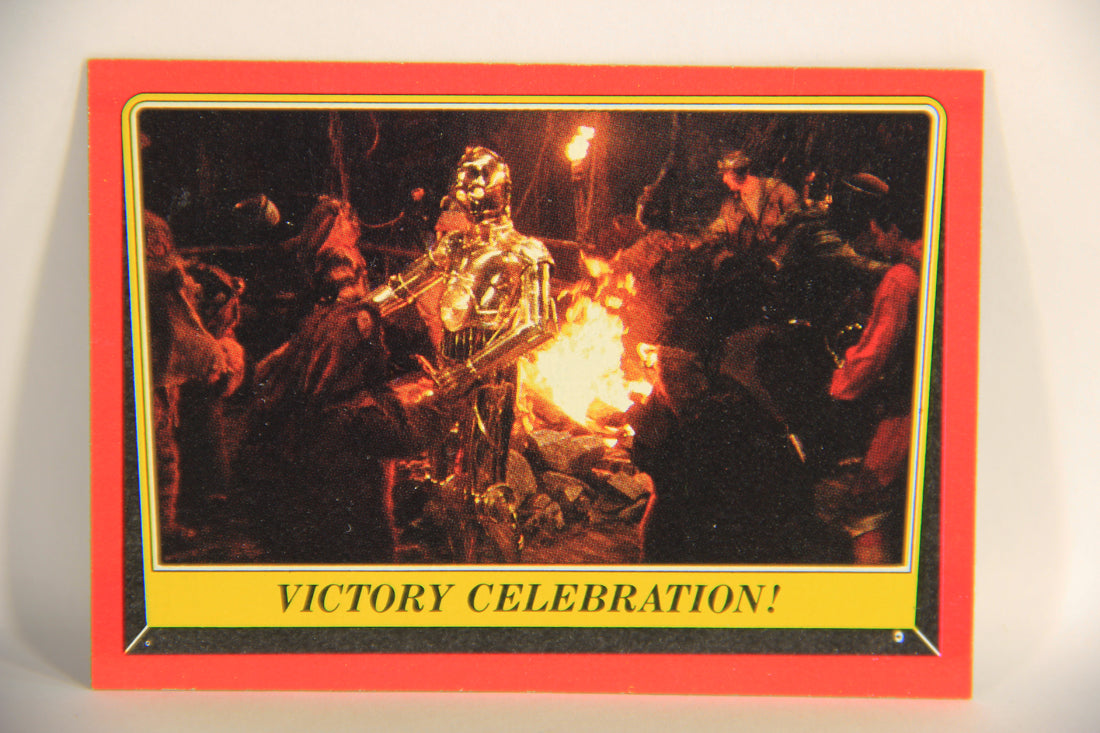 Star Wars Return Of The Jedi 1983 Card #126 Victory Celebration ENG Topps L019947