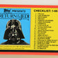 Star Wars Return Of The Jedi 1983 Card #131 Checklist 1-66 ENG Topps L019948