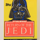 Star Wars ROTJ 1983 Trading Card Wax Wrapper Darth Vader ENG Topps L019950