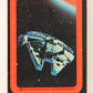 Star Wars 1977 Sticker Card #21 Millennium Falcon Speeds Through Space Topps L019953