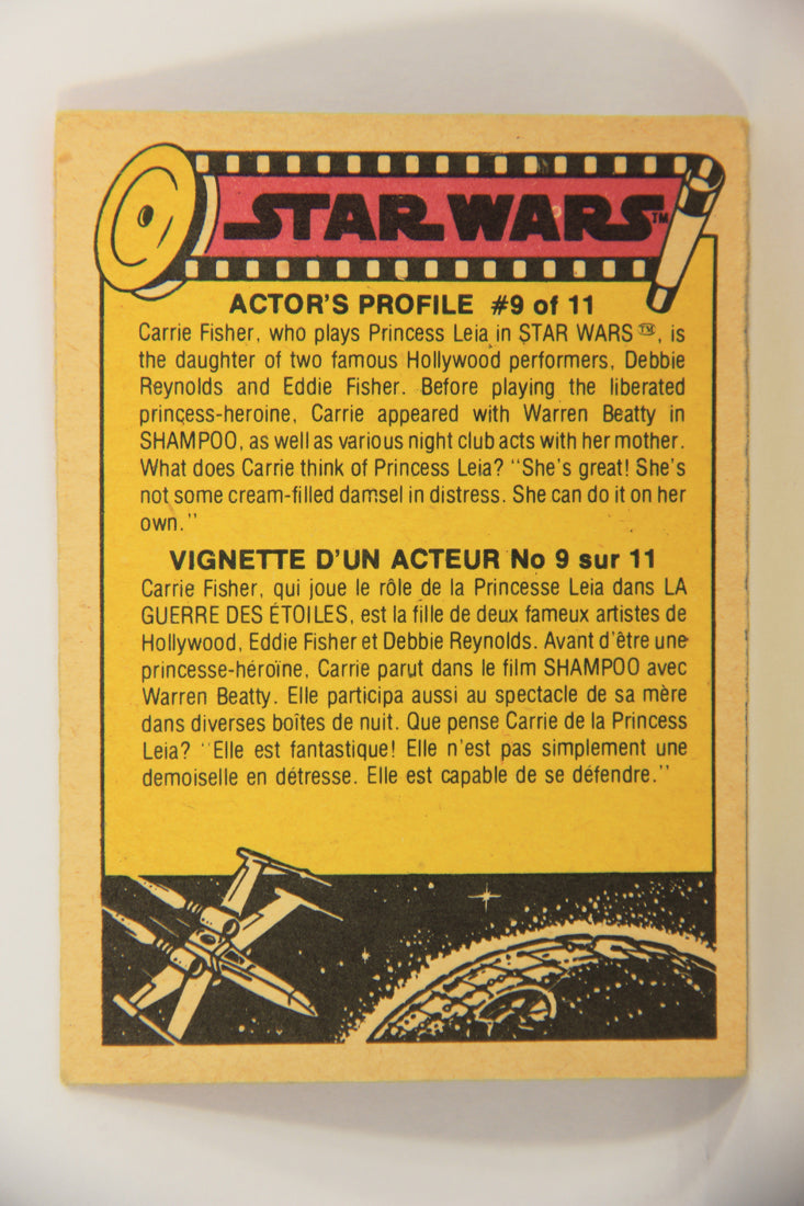 Star Wars 1977 Trading Card #85 Luke On The Sand Planet FR-ENG O-Pee-Chee L019960