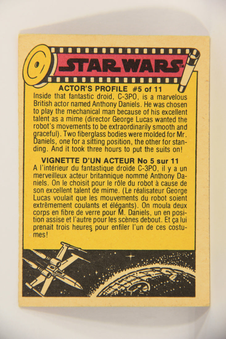 Star Wars 1977 Trading Card #97 Meeting At The Cantina FR-ENG O-Pee-Chee L019964