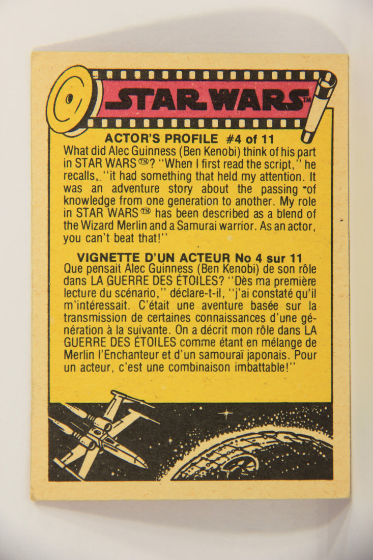 Star Wars 1977 Trading Card #111 Chewie And Han Solo FR-ENG O-Pee-Chee L019967