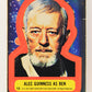 Star Wars 1977 Sticker Card #13 Alec Guiness As Ben ENG OPC L019977