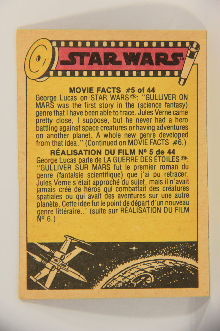 Star Wars 1977 Trading Card #135 Raid At Mos Eisley FR-ENG O-Pee-Chee L019984