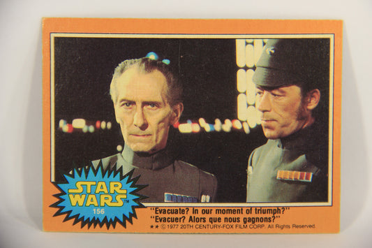 Star Wars 1977 Card #156 Evacuate In Our Moment Of Triumph FR-ENG OPC L020003