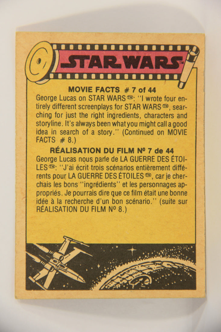 Star Wars 1977 Trading Card #161 Instructing The Rebel Pilots FR-ENG O-Pee-Chee L020006