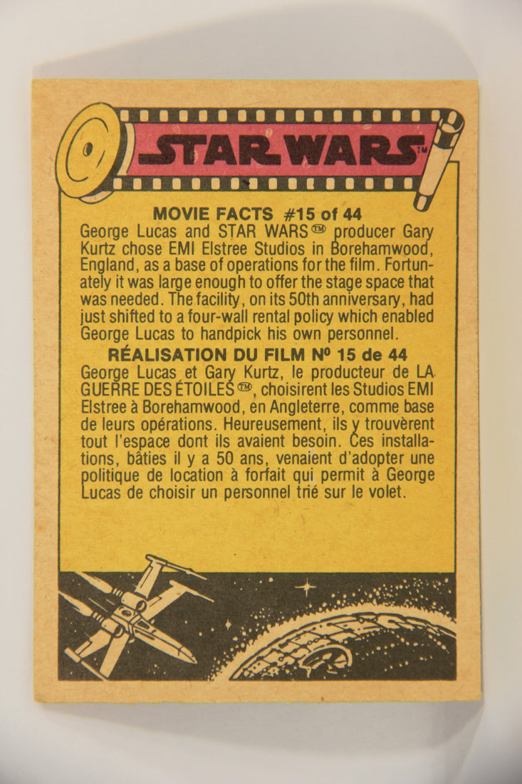 Star Wars 1977 Trading Card #164 Guarding The Millennium Falcon FR-ENG OPC L020008
