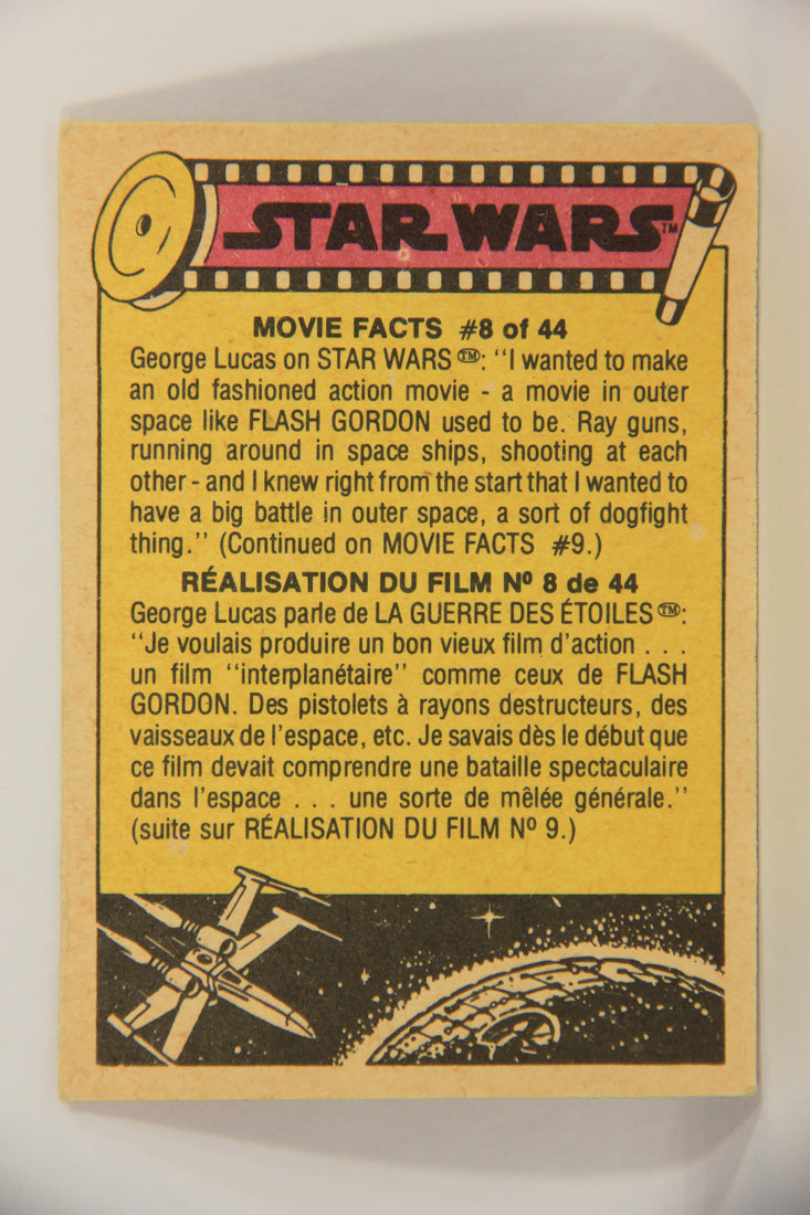 Star Wars 1977 Card #165 Discussing The Death Star's Future FR-ENG OPC L020009
