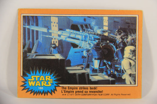 Star Wars 1977 Trading Card #166 The Empire Strikes Back FR-ENG O-Pee-Chee L020010