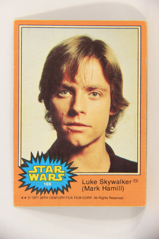 Star Wars 1977 Trading Card #169 Luke Skywalker (Mark Hamill ) FR-ENG OPC L020012