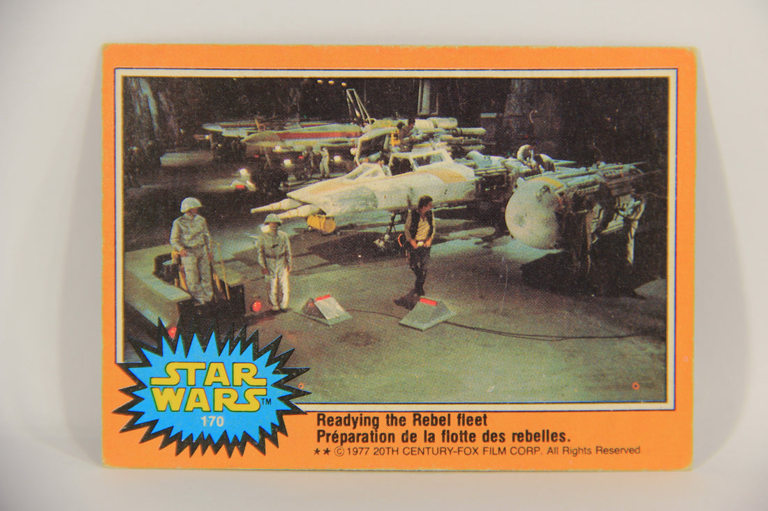 Star Wars 1977 Trading Card #170 Readying The Rebel Fleet FR-ENG O-Pee-Chee L020013
