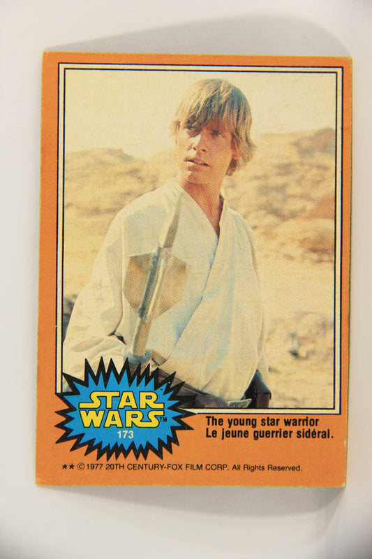 Star Wars 1977 Trading Card #173 The Young Star Warrior FR-ENG O-Pee-Chee L020014