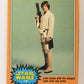 Star Wars 1977 Trading Card #189 Luke Poses With His Weapon FR-ENG OPC L020027
