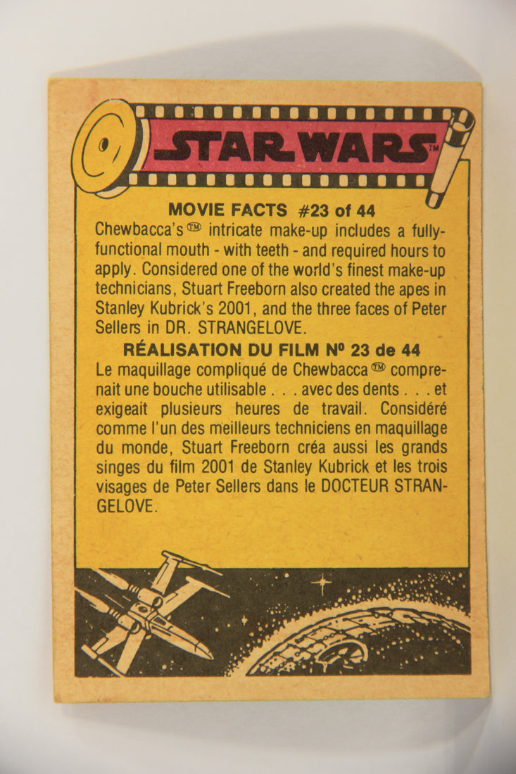 Star Wars 1977 Card #256 Constructing The Star Destroyer FR-ENG O-Pee-Chee L020071