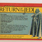 Star Wars Return Of The Jedi 1983 Trading Card #1 Title Card FR-ENG OPC L020087