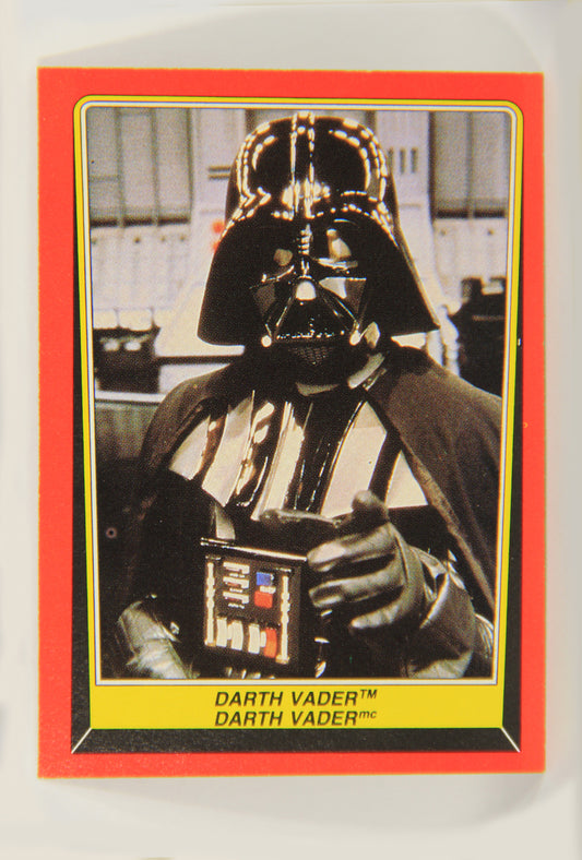 Star Wars Return Of The Jedi 1983 Trading Card #3 Darth Vader FR-ENG OPC L020089