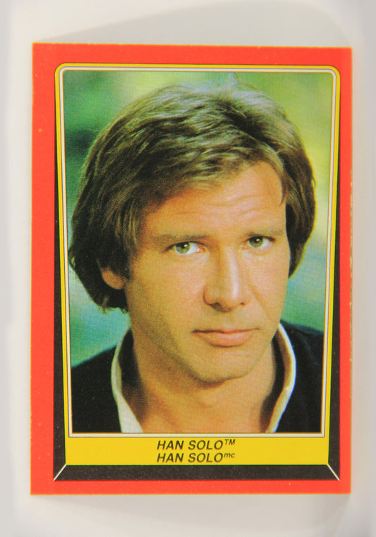 Star Wars Return Of The Jedi 1983 Trading Card #4 Han Solo FR-ENG OPC L020090