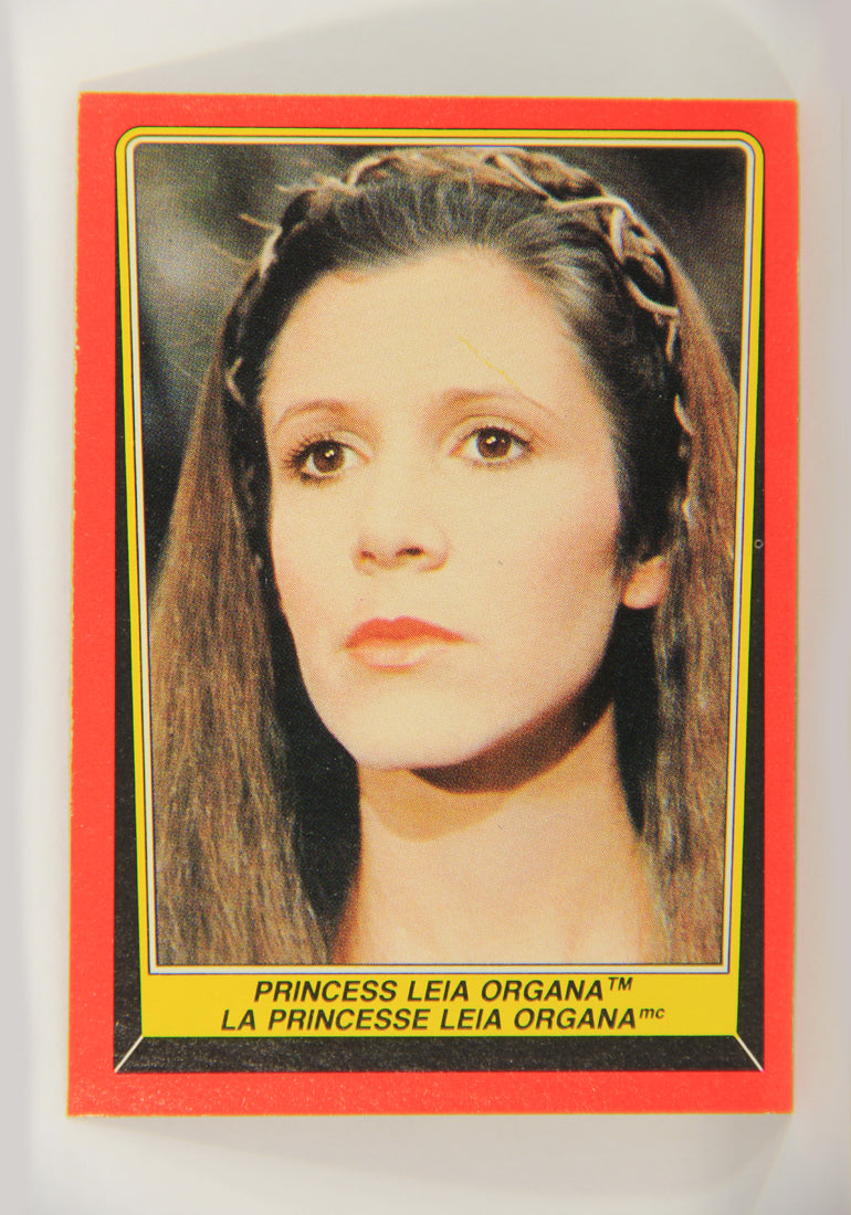 Star Wars Return Of The Jedi 1983 Card #5 Princess Leia Organa FR-ENG OPC L020091