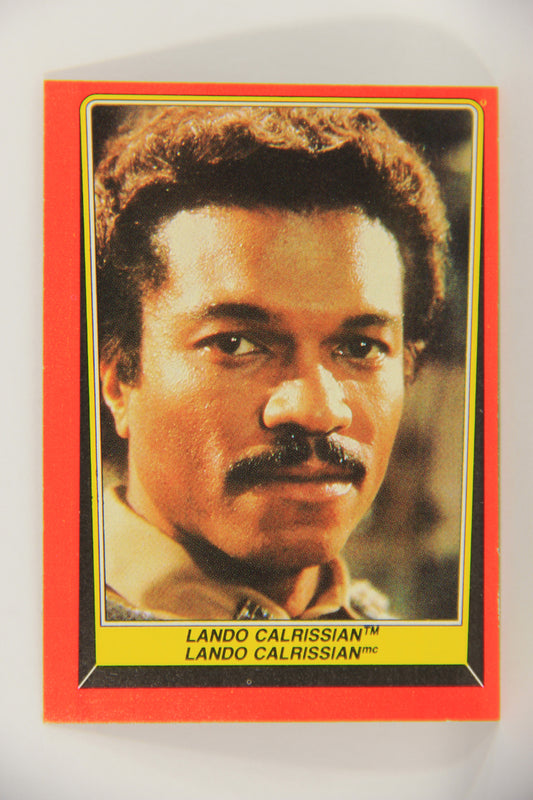 Star Wars Return Of The Jedi 1983 Trading Card #6 Lando Calrissian FR-ENG OPC L020092