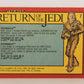 Star Wars Return Of The Jedi 1983 Trading Card #7 Chewbacca FR-ENG OPC L020093