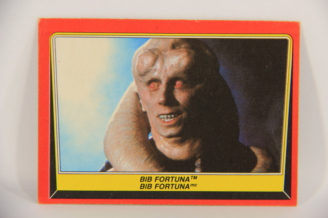 Star Wars Return Of The Jedi 1983 Trading Card #12 Bib Fortuna FR-ENG OPC L020096